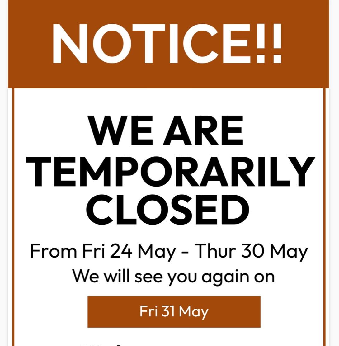 Dear lovely customers
Beun is temporarily closed from Friday 24 May to Thursday 30 may.
We apologizes for any inconvenience caused.
We will see you again on Friday 31 May 👋🏼